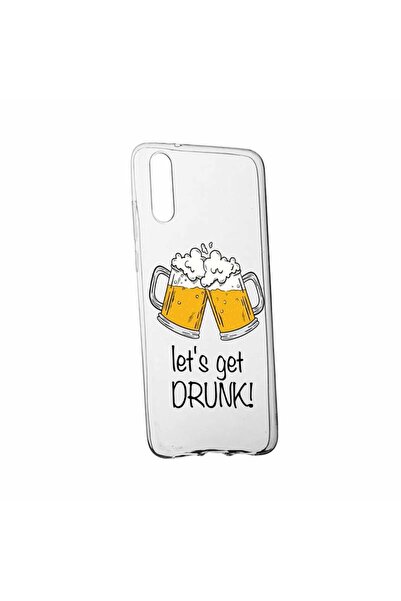 bestcase Husa pentru Huawei P20, Silicon, Slim, Let`s Get Drunk, 170