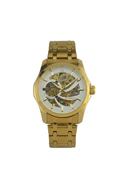 FITRON KVOGUES ROUND SKELETON 117215 M WHITE DIAL - MEN'S AUTOMATIC