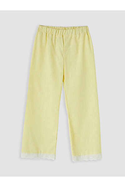 LC Waikiki Pantaloni din poplin pentru fete Sparkly Choices de la Shining Store