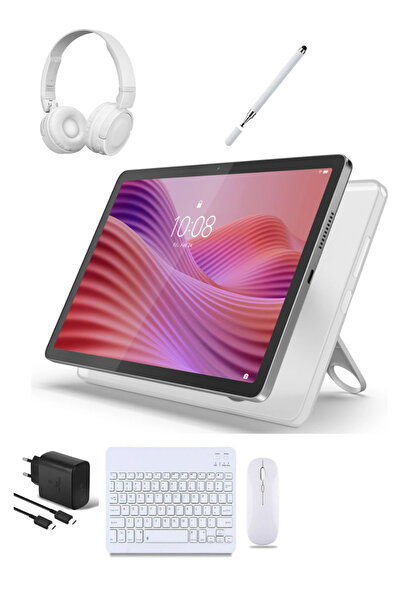 LENOVO Tab M10 4gb 128gb 10.1" tablet+kılıf+klavye+mouse+kulaklık+şarj aleti