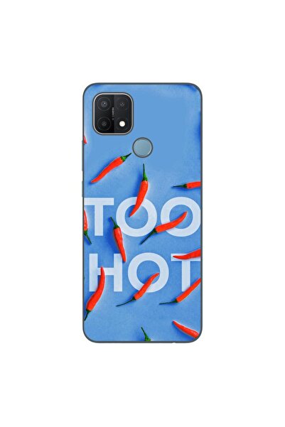 OEM Husa compatibila cu Oppo A15 si A15s Silicon Gel Tpu Model Mesaj Too Hot