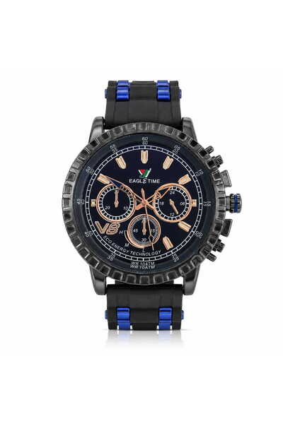 Watch Men's watch, EagleTime, Black, ET08