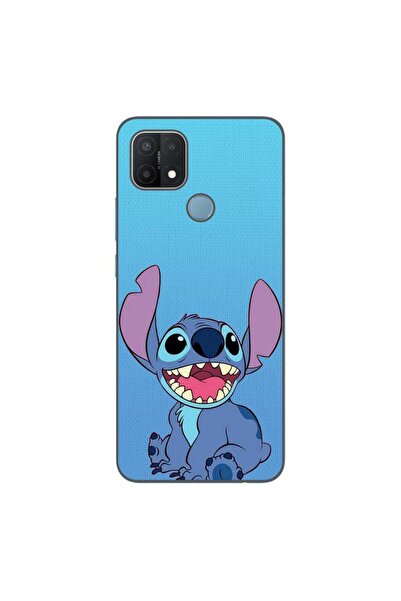 OEM Husa compatibila cu Oppo A15 si A15s Silicon Gel Tpu Model Stitch Blue