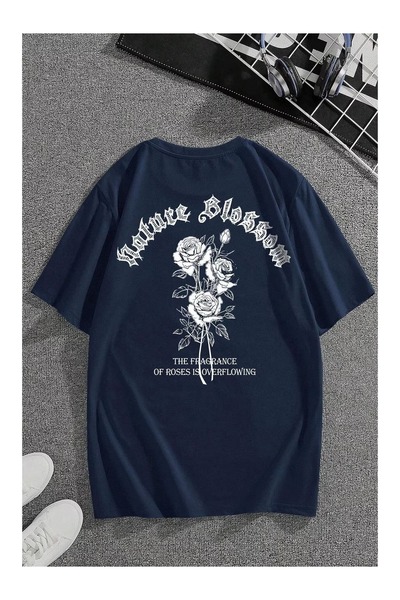 bellanova Unisex Oversize T-shirt με στάμπα Streetwear Άνετη εφαρμογή Daily P...