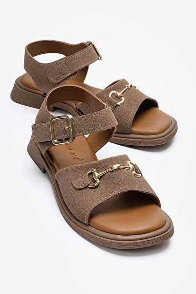 CCWAY AYAKKABI Women's Sandals with Buckle and Velcro Vi̇zon