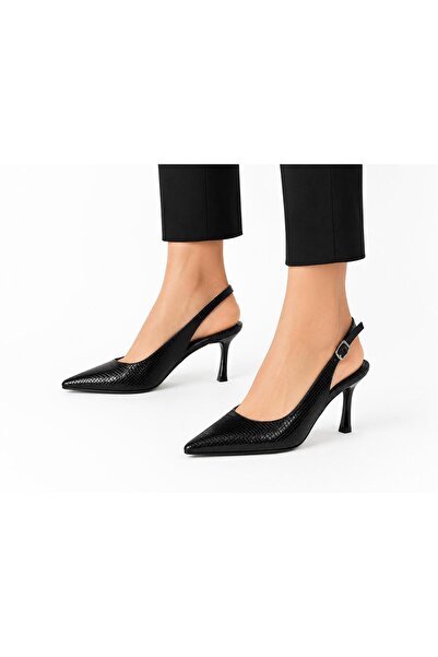 TRENDYSHOSE 07006 Thin Heel Glittery Women's Comfortable Shoes