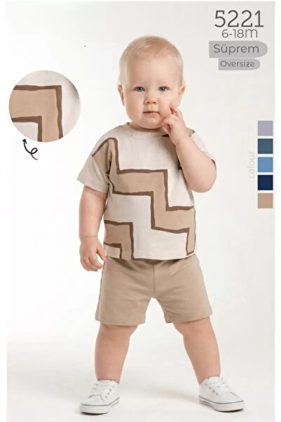 Generic Brand 6/18 Month Geometric Printed Oversize Baby Set