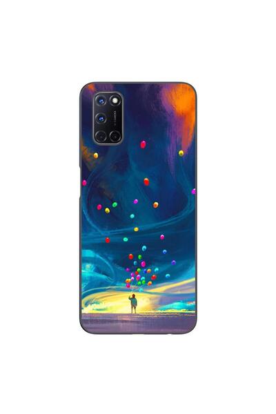 OEM Case compatible with Oppo A72 Silicone Gel Tpu Universe Balloons Pattern
