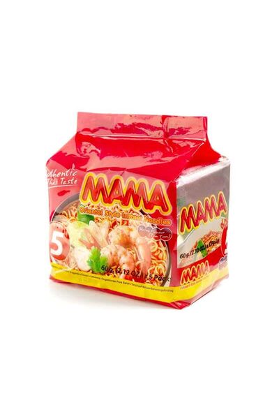 MA&MA Noodles Shrimp Tom Yum 5x60g Pack