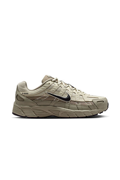 Nike P-6000 Y2K Retro Tasarım Günlük Spor Ayakkabı Bej / Siyah