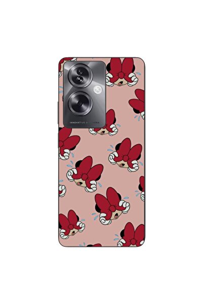 OEM Калъф за Oppo A79 5G, силиконов гел TPU, с десен Мини Маус, червен