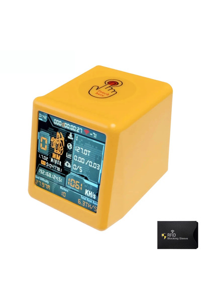 UnderShop Miner Bitcoin NerdMiner V2 Lucky Miner, 1.54 ", Hashrate 1050KH/s