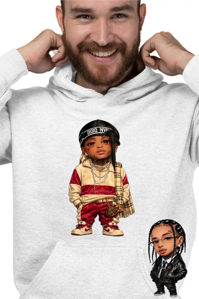OEM Men's Ski Mask Chibi The Slump God Hoodie