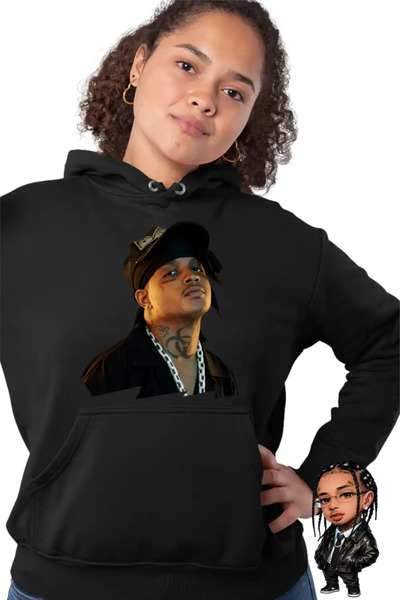 OEM Women's Ski Mask Slump God Rap Vibe Hoodie