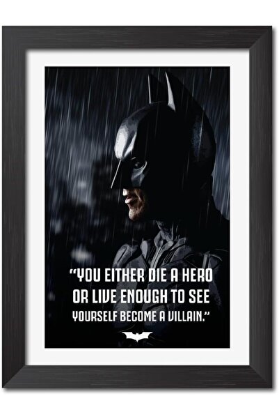 Generic The Batman Quotes Poster Laminated Matt Finish Designed Wall Art for ...