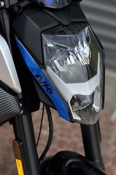 Banxtre CFMOTO NK250 için Tüm Yıl ve Modellere Uyumlu NK Logolu Far Kaşı Stic...