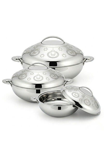 Seagull ALIAA 3 Piece Stainless Steel Hotpot Set 1.5L/2.5L/3.5L | Premium Ins...