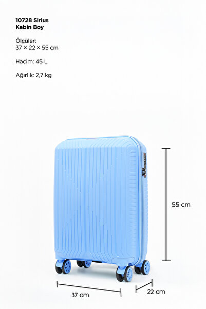 GROUND Sirius Kabin Boy Valiz - 10728 - Cool Blue