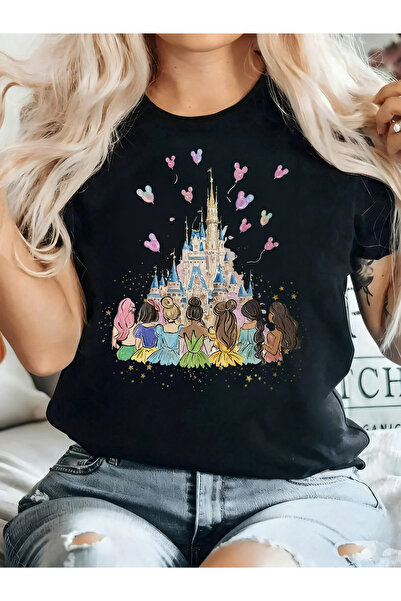 SAUDI DISNEYLAND disneyland Men and Women's 100% Cotton T-Shirt - Oversized C...