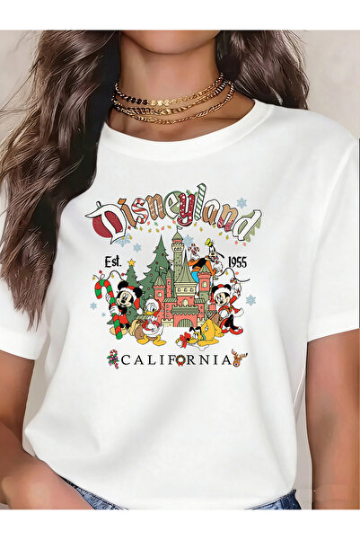 SAUDI DISNEYLAND disneyland Men and Women's 100% Cotton T-Shirt - Oversized C...