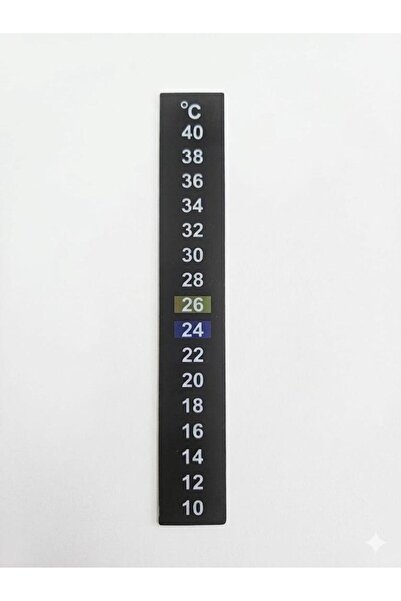 HATFON AKVARYUM YAPIŞKANLI STİKER TERMOMETRE 10-40C