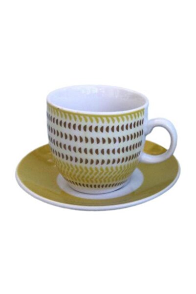 OEM Max Home Φλυτζάνια Πορσελάνης Καφέ Σετ 6 Τεμαχίων COFFEE SENSE 90ml DG08-...