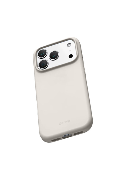 Crong Husă Magnetică Colorată - Etui MagSafe iPhone Air (culoare piatră)