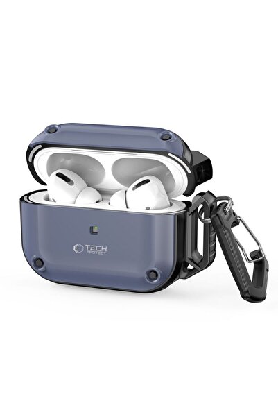 Tech-Protect ROUGH HOOK APPLE AIRPODS PRO 1 / 2 ALBASTRU OȚEL