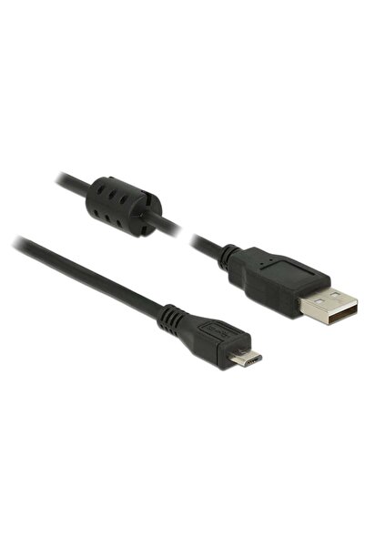 DELOCK Cablu USB A la Micro-B Standard/Standard 1.50m negru