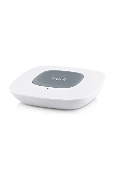 Budi Încărcător wireless Qi și porturi USB (alb)