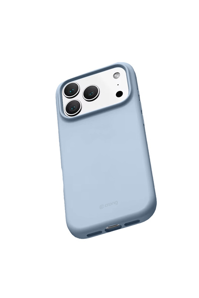 Crong Husă Magnetică Colorată - Etui MagSafe iPhone Air (albastru)