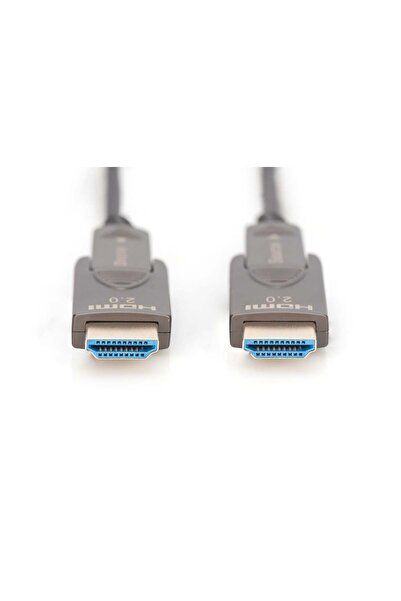 Digitus Cablu hibrid HDMI AOC din fibră optică 4K, detașabil, 30m, robust
