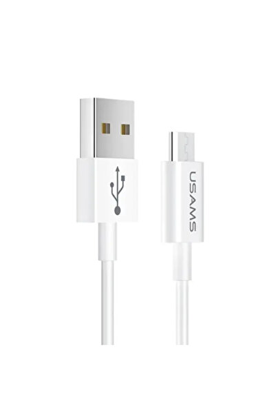Usams Kabel USB USB-A - microUSB 1 m Bia≈Çy (63863-uniw)