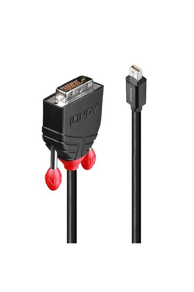 LİNDY Mini-DisplayPort an DVI-D Kabel schwarz 3m