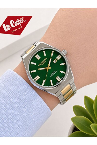 Lee Cooper Steel Cord Calendar Dial 50 Mt Water Resistant Special Design Men'...