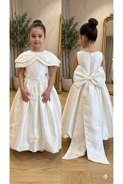 shahad fashion فستان بناتي فخم للمناسبات، ستايل أميراتي ملكي