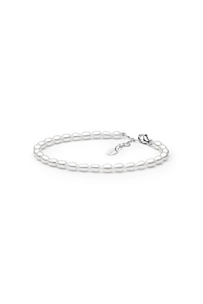 MANAVA Bratara argint cu perle naturale - Bianco