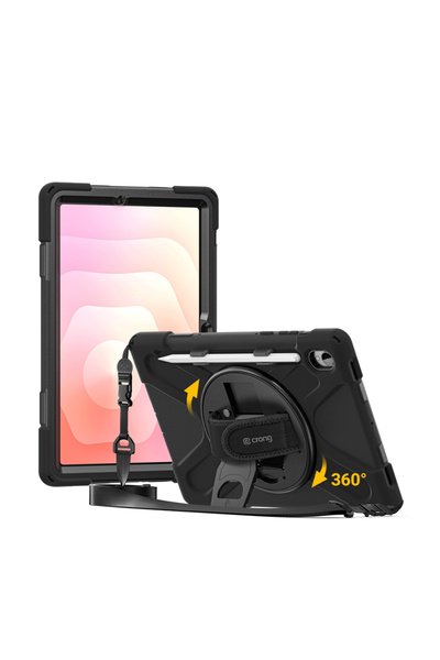 Crong Defender Plus – Husă de protecție Samsung Galaxy Tab S11 11 inch (negru)