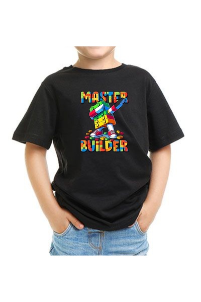 venüsdijital Tricou pentru copii Master Builder Lego Design