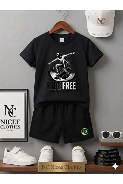 NC Nicee Clothes ΚΑΛΟΚΑΙΡΙΝΟ ΠΑΙΔΙΚΟ ΣΕΤ ΜΠΛΟΥΖΑΚΙ-ΣΟΡΤΣ ΟΥΝΙΣΕΞ (ΜΕ ΣΤΑΜΠΑ K...