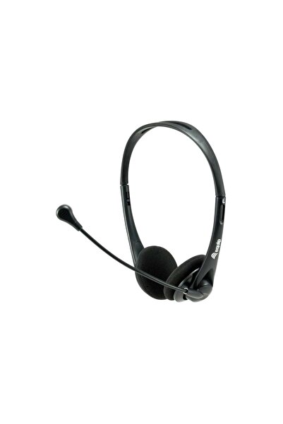 EQUIP Căști stereo cu fir cu microfon USB-A 1.80m negre