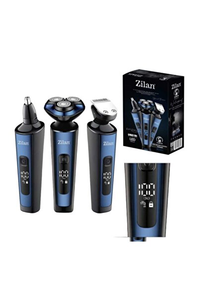 Zilan Aparat de ras electric 4 în 1 ZLN8726 - Fără fir, LED, autonomie de 60 ...