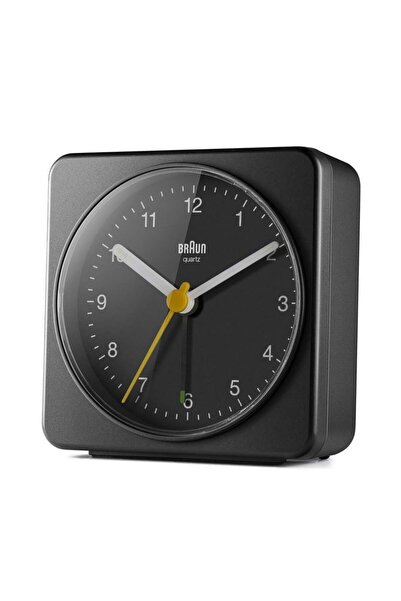 Braun BC 03 B quartz alarm clock analog black