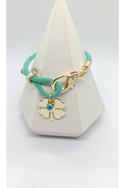 ndjewelry Lucky Knot Adjustable Luck Bracelet – Mint