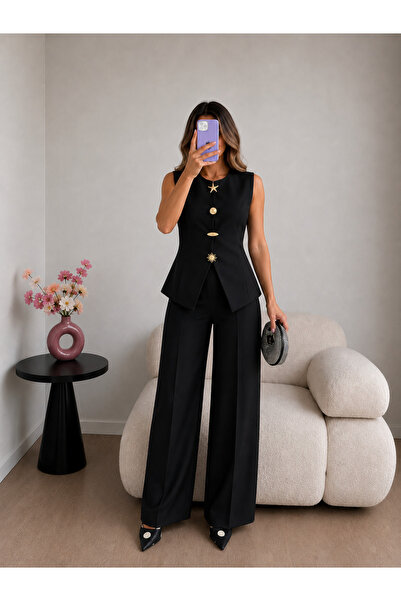 Ekim Store Set vestă, pantaloni și blazer Güneş Yıldız cu 4 nasturi