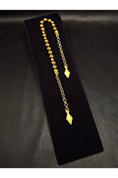 Han Ticarethane Gold Color Tiny Globe Cut Natural Hematite Stone 15-Piece Zaz...