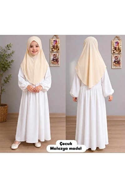 AHRAR tesettür Children's Malaysian Model Hijab Scarf Skin Color
