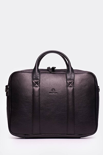 MORCA MacBook Organizer Genuine Leather Laptop Briefcase 13" & 14" Inches