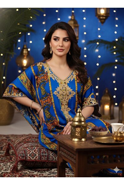 ASIAN Rafif Jalabiya Butterfly Model Cotton Fabric Available in 3 Colors
