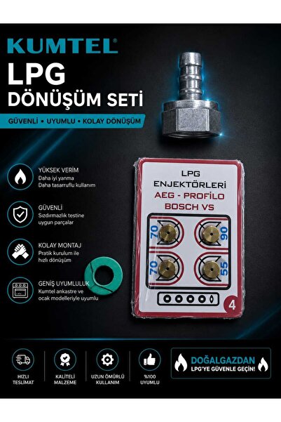 KUMTEL OCAK LPG DÖNÜŞÜM SETİ ENJETÖRÜ